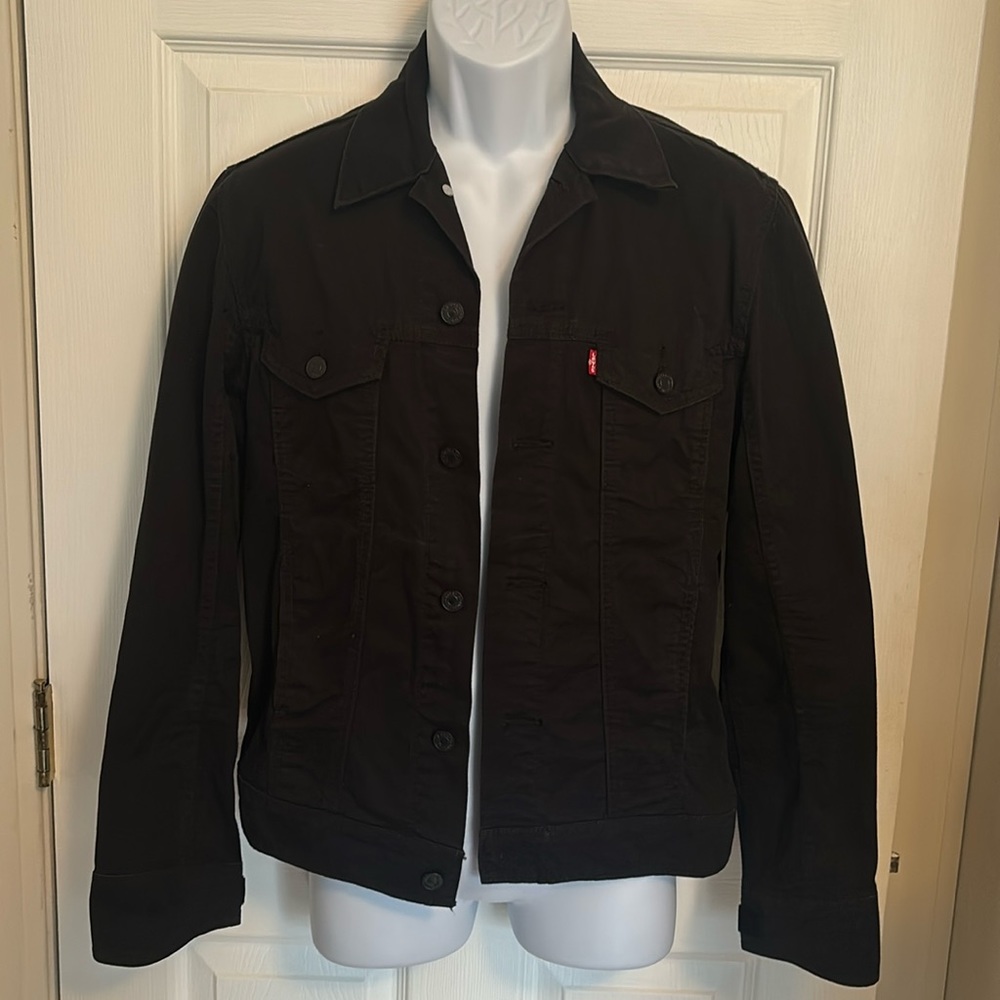 Levi’s Lightweight Black Denim Jean Jacket